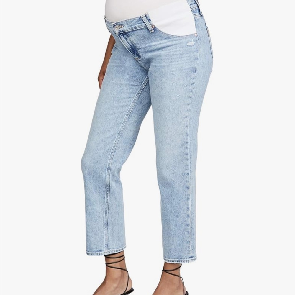 PAIGE Women's Ankle Jeans in Light Blue